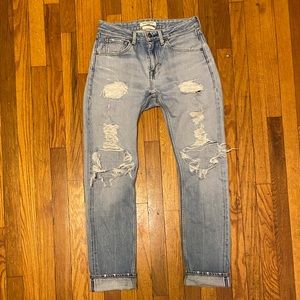Vintage 90’s Destroyed Levi’s Selvedge Jeans